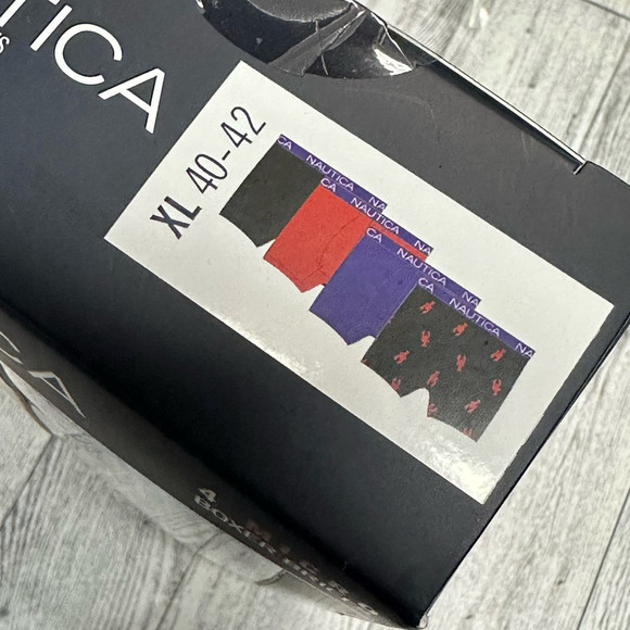 Nautica | Micro Boxer Briefs Set of 4 | XL (40-42) | Multicolors - Picture 3 of 4